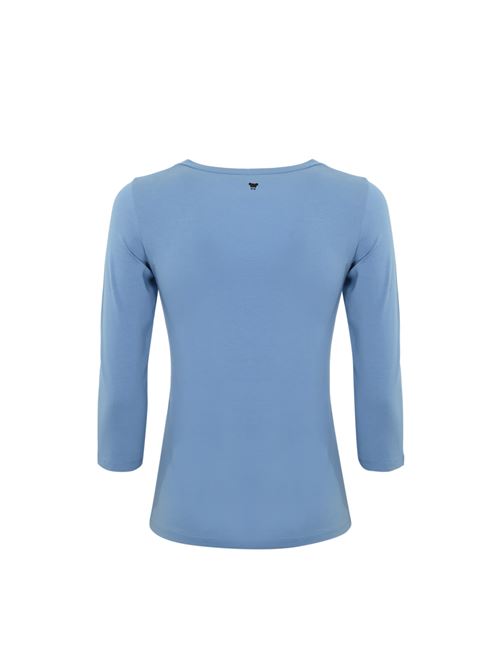 T-shirt Multia in cotone azzurro WEEKEND MAX MARA | 2415971031600004